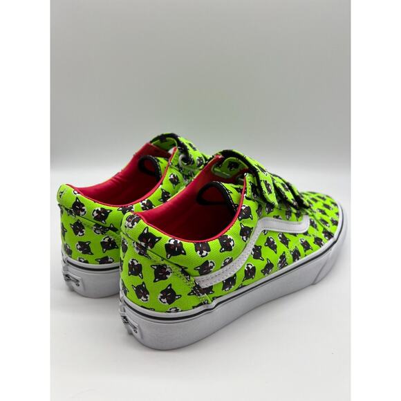 Vans Vault X Sarah Andelman Soko Old Skool Lime Green Size M8.5 / W10 NEW - Picture 8 of 12